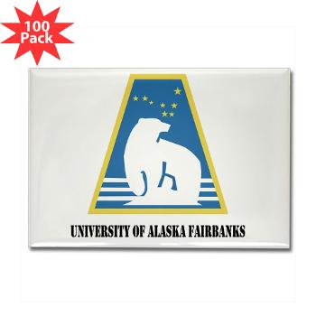 uaf - M01 - 01 - SSI - ROTC - University of Alaska Fairbanks with Text - Sticker (Bumper 10 pk) - Click Image to Close